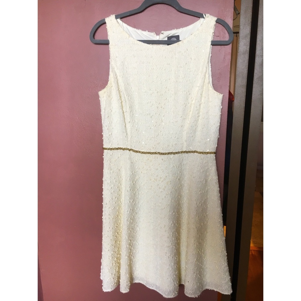 Vince Camuto off-white dress, size 10